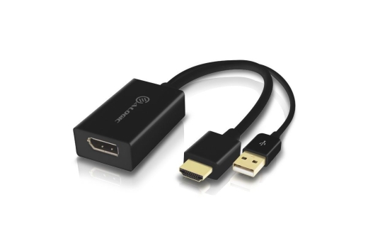 Alogic Adapter Konverter HDMI -> DisplayPort M/F schwarz