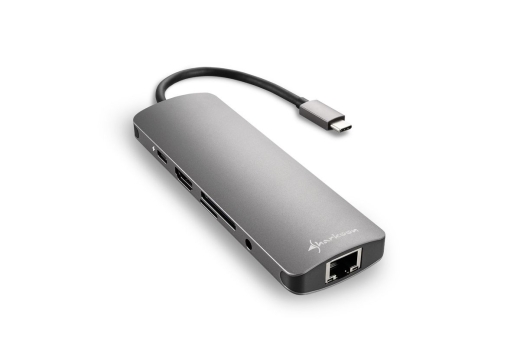 Sharkoon Combo Adapter USB 3.0 Type C grau