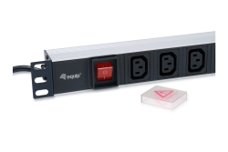 Equip 19 Steckdosenleiste 8xIEC C13+Switch->St.IEC320 C14