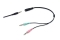 Equip Stereo-Headset Wired mit Mikro 2x3,5mm 1.80m schwarz