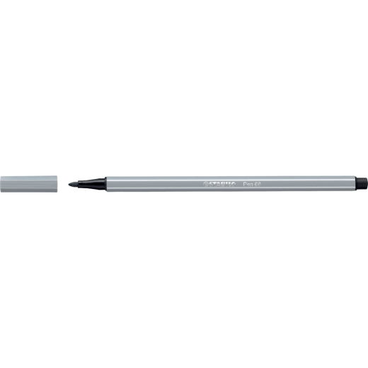 Premium-Filzstift Pen 68 - mittelgrau