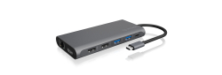 Dockingstation Notebook IcyBox USB-C -> 3x...
