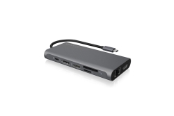 Dockingstation Notebook IcyBox USB-C -> 3x Videoaschnittstel