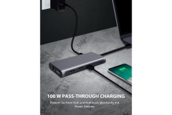 Dockingstation Notebook IcyBox USB-C -> 3x Videoaschnittstel