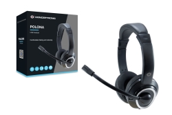 CONCEPTRONIC Headset Stereo USB-A/Mikro/Bedien. 2.00m sw