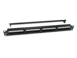 Equip 19 Patchpanel 24xRJ45 Cat6 UTP 1U 250MHz RAL9005