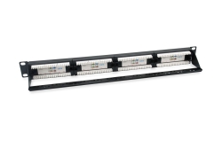 Equip 19 Patchpanel 24xRJ45 Cat6 UTP 1U 250MHz RAL9005