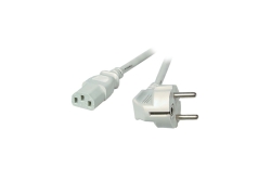 EFB Netzkabel Schutzkontakt 90°-C13...