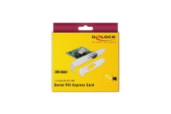 DELOCK PCI Express 1x Seriell + Low profile
