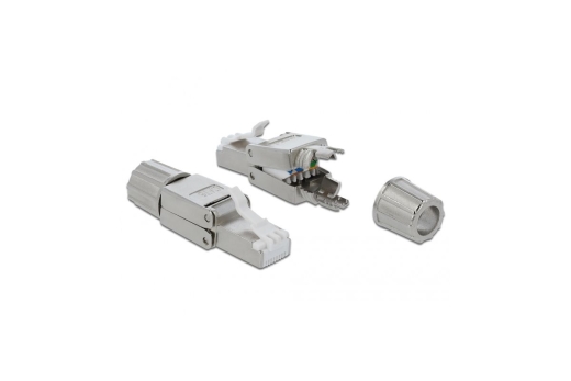 DELOCK RJ45 Stecker Cat.6 STP werkzeugfrei