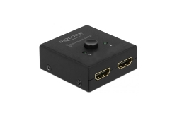 DELOCK HDMI 2 - 1 Umschalter bidirektional 4K 60 Hz kompakt