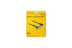 DELOCK Adapter USB 2.0 Typ-A zu 1 x Seriell RS-232 DB9 3 m