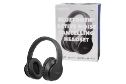 Logilink Bluetooth Headset,Active-Noice-Cancelling,V5.0,schw