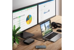 Alogic DockingStationUniversal Twin HD USB-C & USB-A schwarz