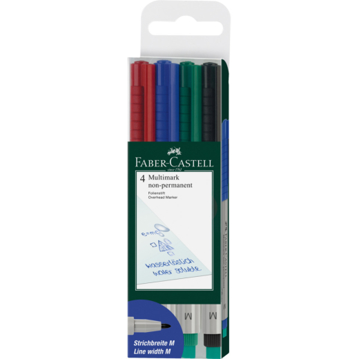 CD-Marker MULTIMARK - non-permanent, M, 4 Farben Etui