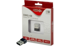 Inter-Tech Wi-Fi 4 USB Adapter DMG-08 WiFi+BTS 4 150Mbps...