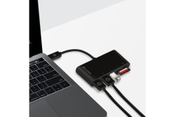 Alogic Adapter USB-C MultiPort Card Reader USB 3.0 schwarz