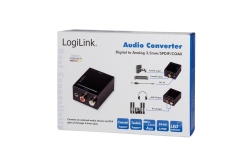 Logilink Audio-Konverter Digital zu Analog 3.5mm/SPDIF/COAX