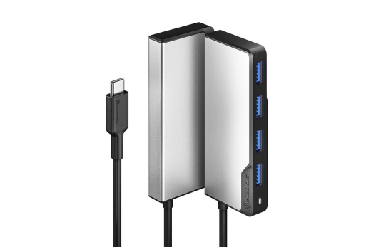Alogic Adapter USB-C Fusion Swift 4In1 Hub grau