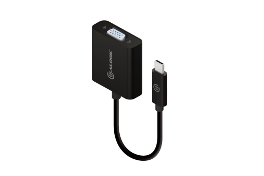 Alogic Adapter USB-C -> VGA schwarz