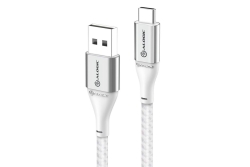 Alogic USB 2.0 Datenkabel Typ C -A M/M 3A 480 Mbps 0,3m, sil