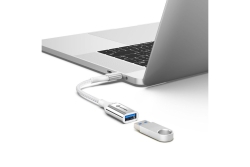 Alogic Adapter USB-C 3.1 Super -> USB-A silber