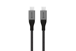 Alogic USB 2.0 Datenkabel Typ C -C M/M 5A 480 Mbps 0,3m, gr