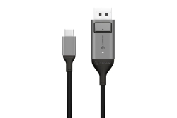 Alogic USB C Adapterkabel Typ C -DPort M/M 4k 60 Hz 1m, gr