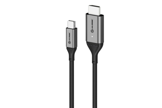 Alogic Adapter DisplayPort Mini -> HDMI 2.0 4K 60Hz grau