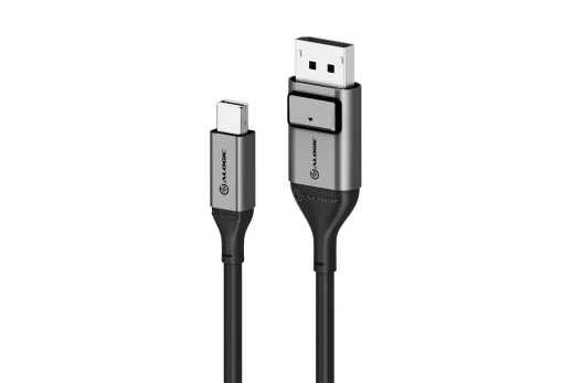 Alogic Displayport Kabel miniDP St. -> DP St. 8K 60 Hz, 2m