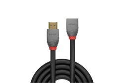 LINDY HDMI 2.0 Verlängerungskabel 1m, Anthra Line