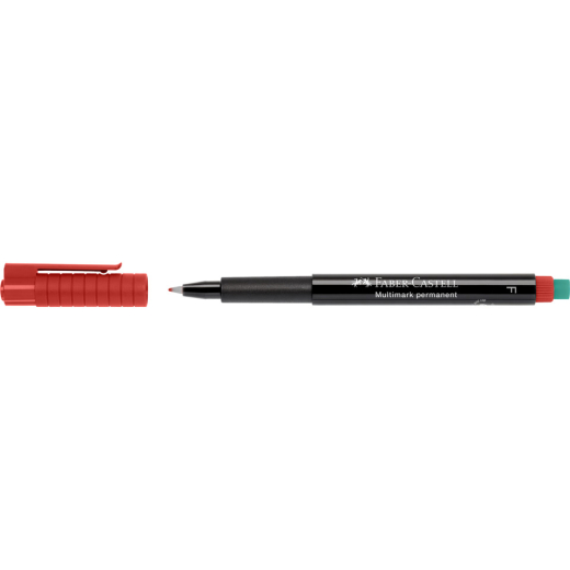 CD-Marker MULTIMARK - permanent, F, rot