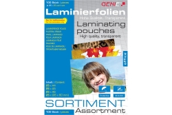GENIE Laminiertaschen 100 Sortimentspack - Folien