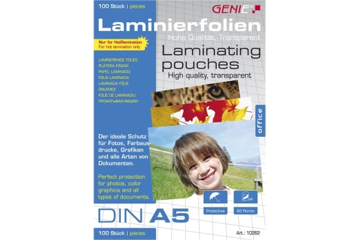 GENIE Laminiertaschen 100 A5 - Folien