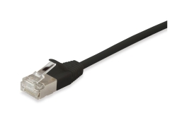 Equip Patchkabel Cat6A SlimFlex F/FTP 0.25m schw.LSZH...