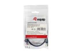 Equip Patchkabel Cat6A SlimFlex F/FTP 0.50m schw.LSZH...