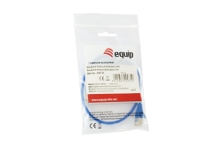 Equip Patchkabel Cat6A SlimFlex F/FTP 0.50m blau LSZH 2xRJ45 Polybeutel