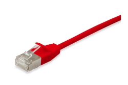 Equip Patchkabel Cat6A SlimFlex F/FTP 10.0m rot LSZH 2xRJ45 Polybeutel