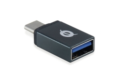 CONCEPTRONIC 4-Port Hub USB-A3.0/-C Adap.->4xA3.0 o.Netz. sw