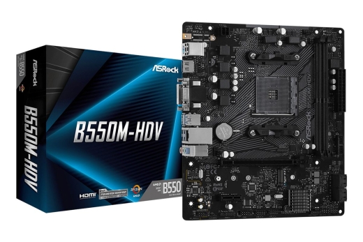 ASRock B550M-HDV AM4 mATX DVI/HDMI DDR4 retail