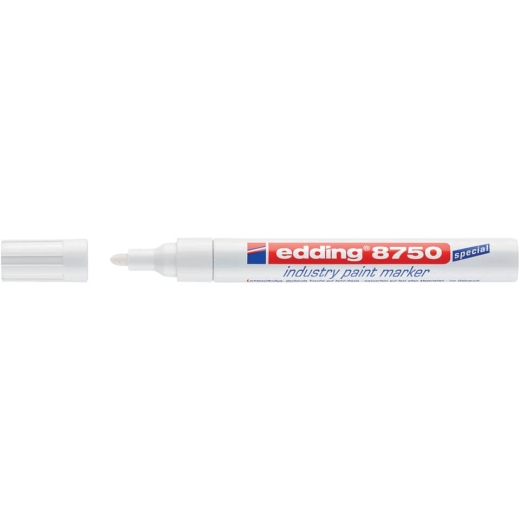 8750 Lackmarker industry paint marker - 2-4 mm, weiß