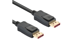 Techly DisplayPort 1.4 Anschlusskabel, St./St., 3m, schwarz