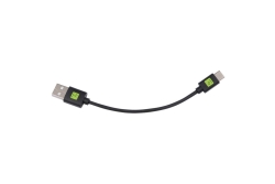 Techly USB2.0 Kabel ST Typ-A - ST Typ-C schwarz, 0.1m