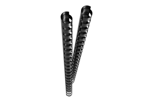 GENIE Spiralbinderücken 10mm schwarz 25 Stk