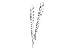 GENIE Spiralbinderücken 6mm weiß 25 Stk