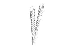 GENIE Spiralbinderücken 8mm weiß 25 Stk
