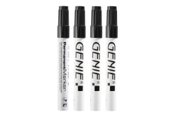 GENIE P-Marker Rund-Spitze Metall schw. 4 Stk.