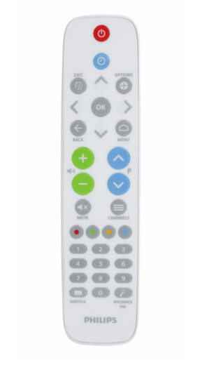 PHILIPS Hotel TV 22AV1604B/12 White Healthcare Remote
