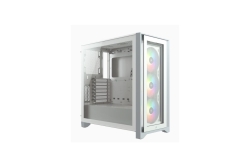 CORSAIR Geh Midi iCUE 4000X RGB (Tempered Glass) White