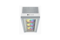 CORSAIR Geh Midi iCUE 4000X RGB (Tempered Glass) White